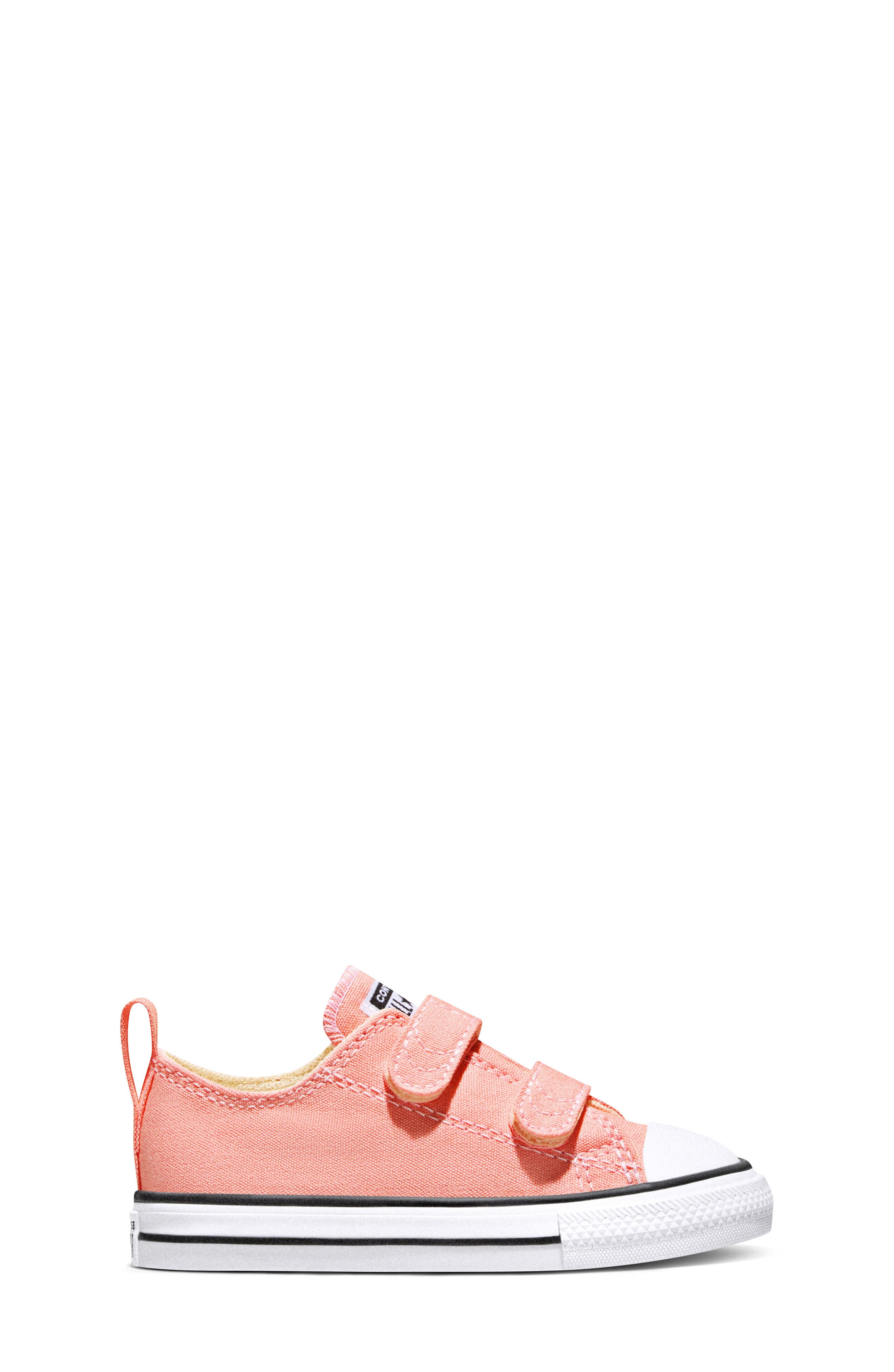 Kids' Chuck Taylor All Star Easy On Canvas Low Top Sneaker, Alternate, color, ALL HEAT/WHITE/