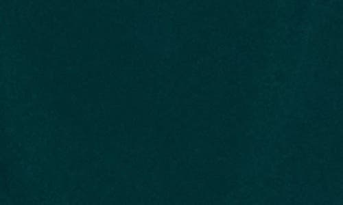 Connected Apparel Mixed Media Cape Sleeve Mock Wrap Cocktail Dress In Green