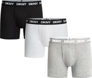 DKNY 3-Pack Stretch Cotton Boxer Briefs