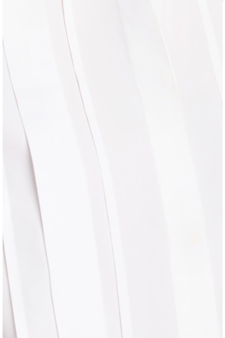 Short Lived Pleated Placket Top, Alternate, color, WHITE