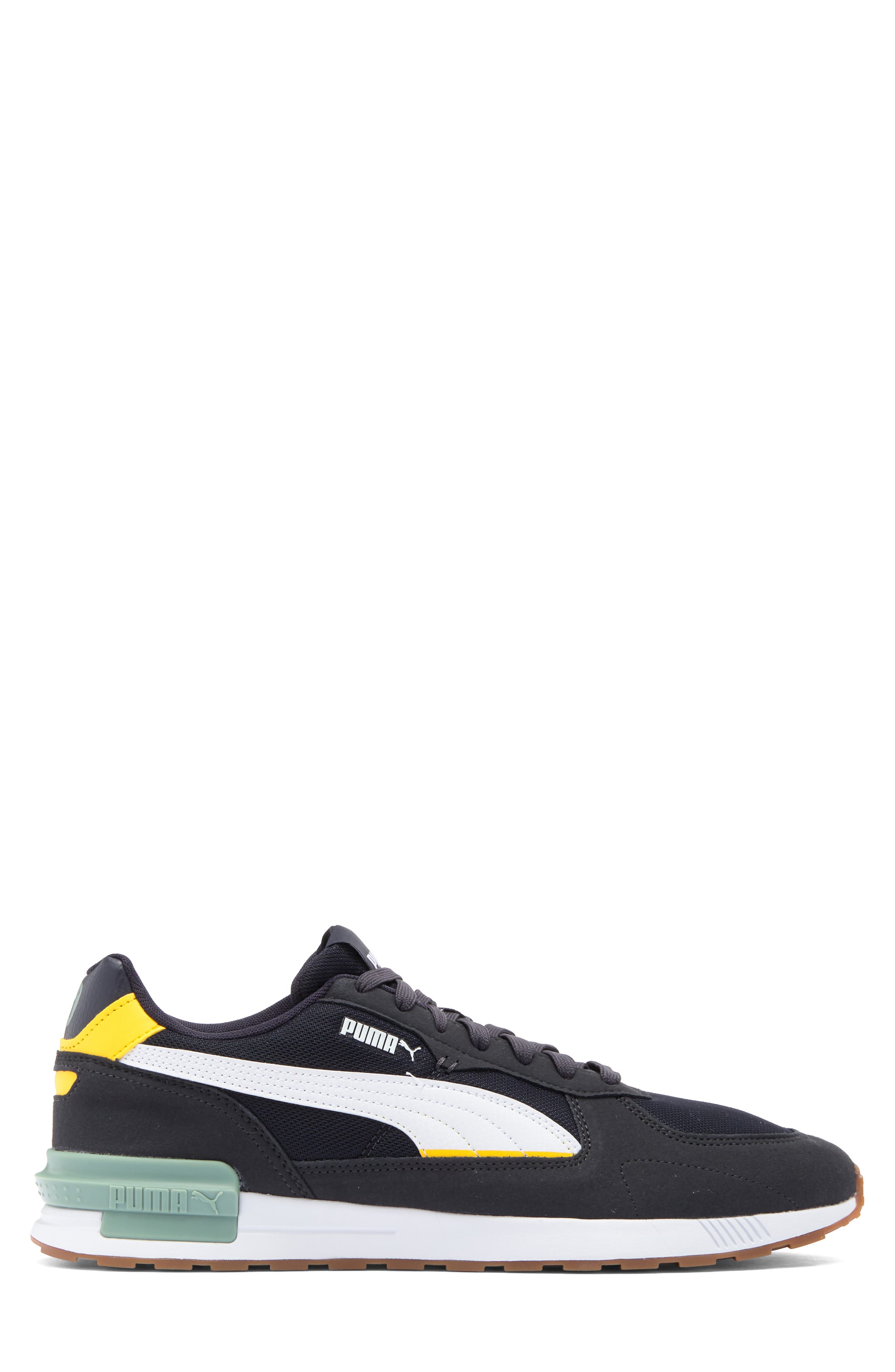 PUMA Graviton Sneaker, Alternate, color, New Navy-Puma White-Yellow