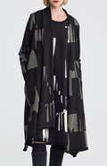 LUUKAA Aqualina Printed Jersey Duster