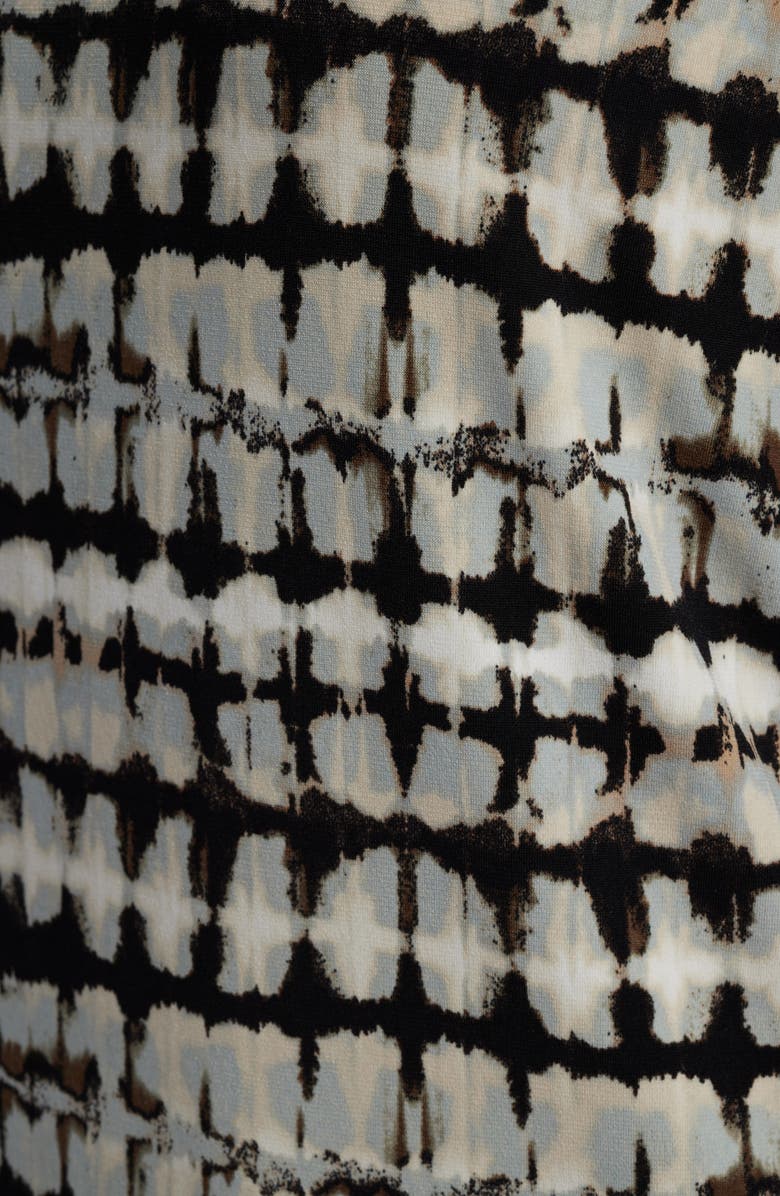 Anne Klein Print Bishop Sleeve Top, Alternate, color, 