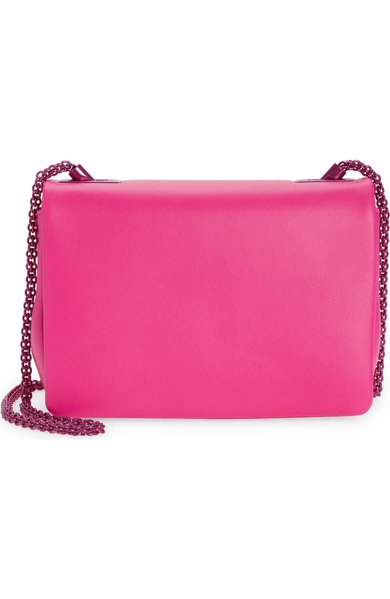 Valentino Garavani Small One Stud PP Pink Leather Shoulder Bag, Alternate, color,