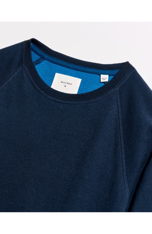 Billy Reid Raglan Crew In Blue
