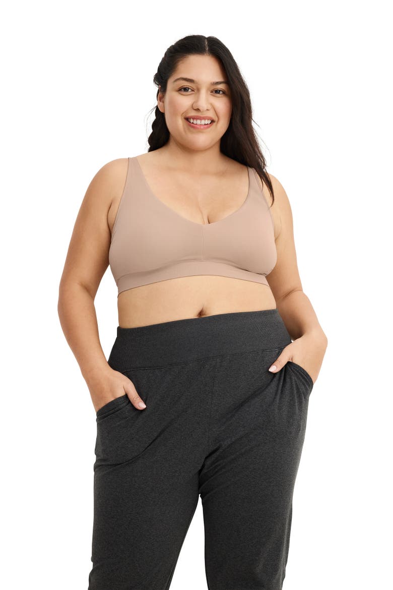 Women's Seamfree Light Support Bralette, Alternate, color, Light