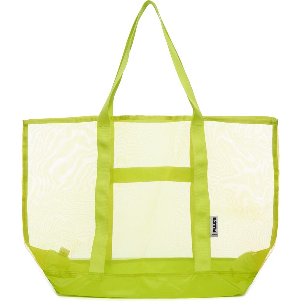 Baboon To The Moon Mesh Tote In Pink