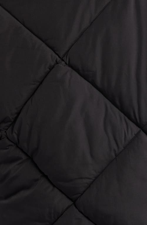 Bcbg Missy Water Resistant Diamond Quilted Jacket In Black