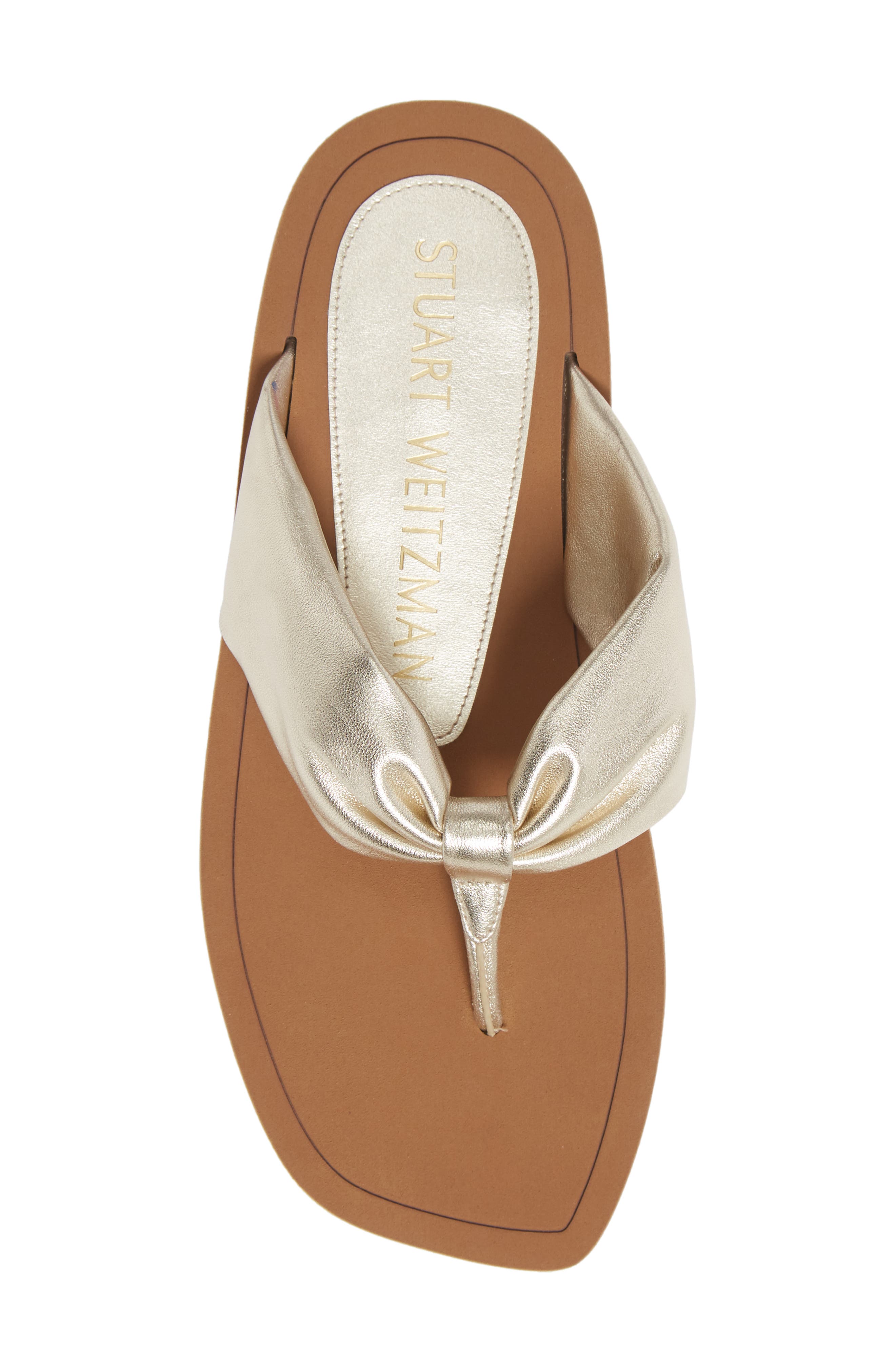 Cassie Flip Flop, Alternate, color, PLATINO