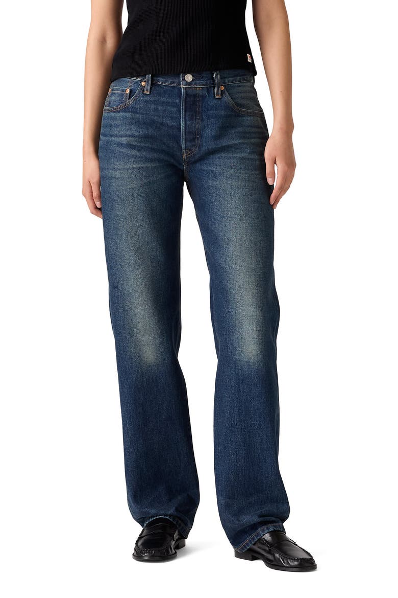 501® '90s Straight Leg Jeans, Main, color, EDUCATE IN ARTS SELVEDGE