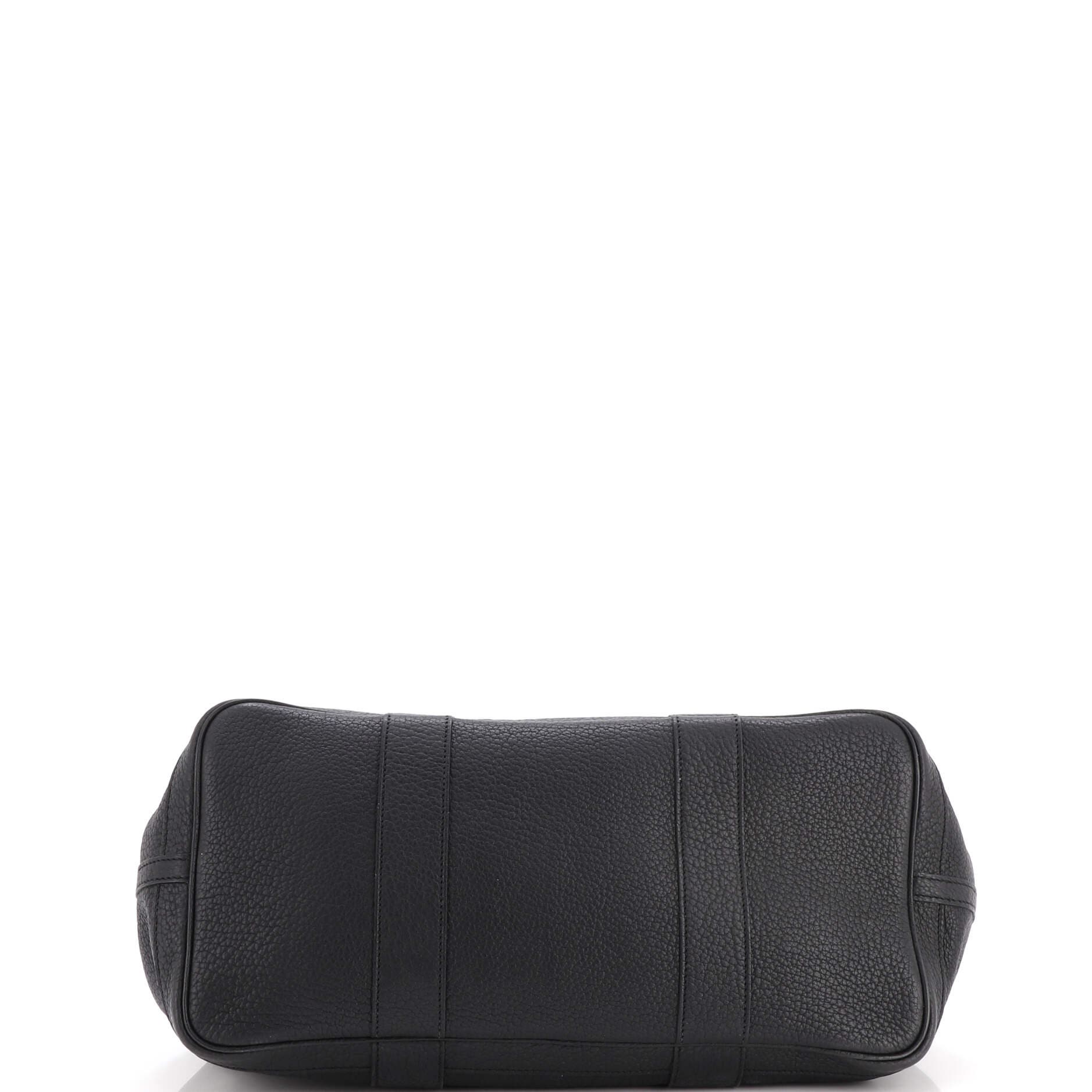 Garden Party Tote Leather 36, Alternate, color, Black