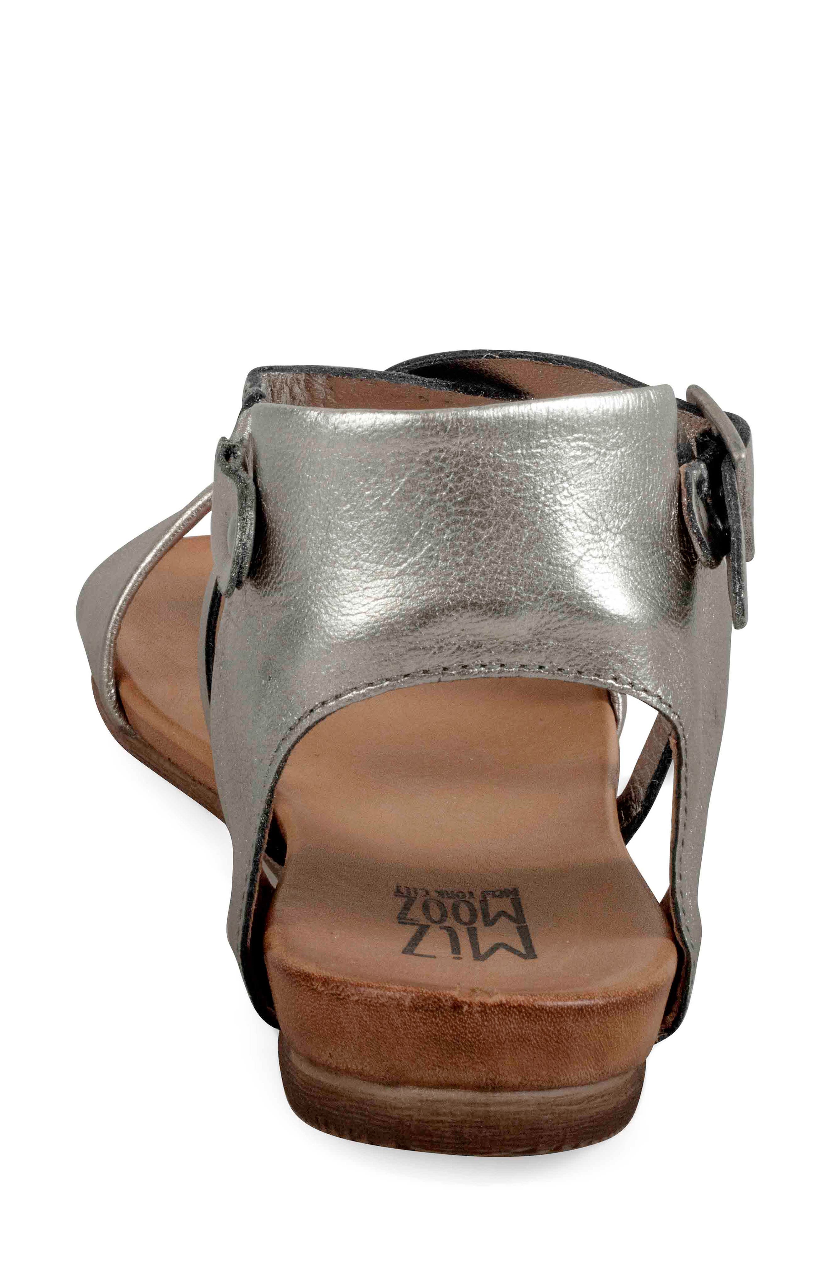 Miz Mooz Aster Sandal, Alternate, color, Pewter