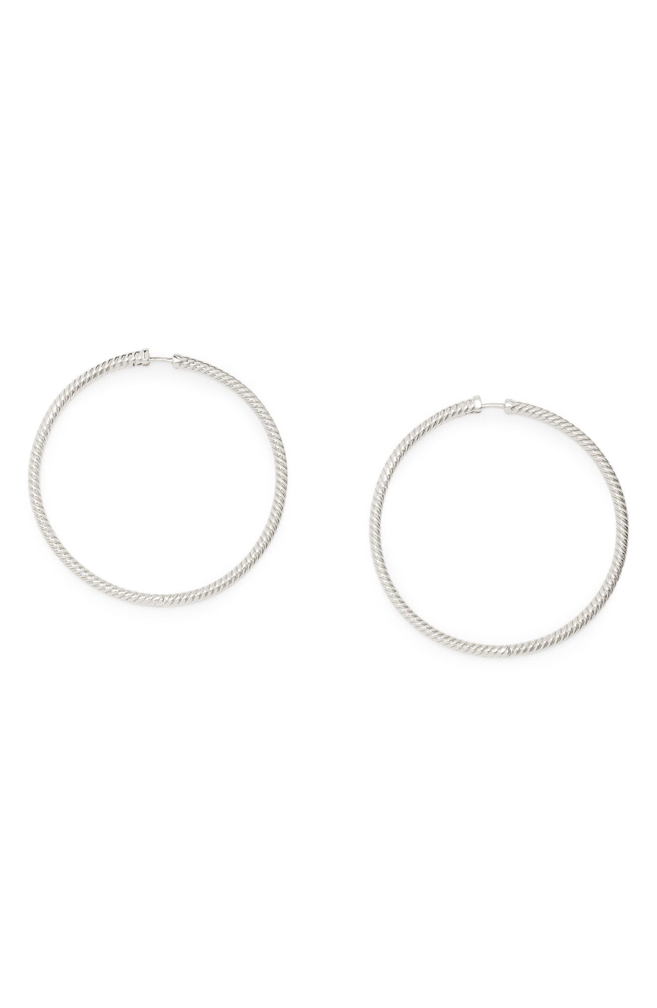Rope Hoop Earrings