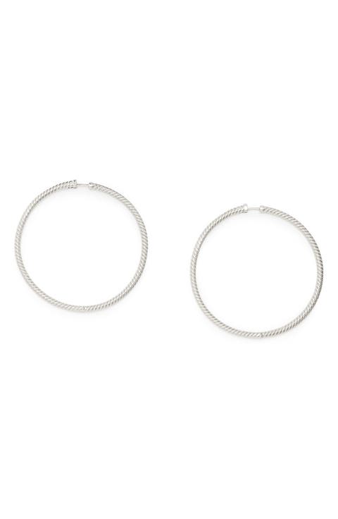 Rope Hoop Earrings