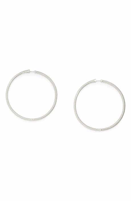 Rope Hoop Earrings