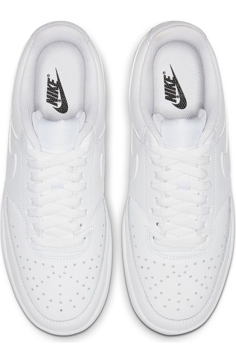 Nike Court Vision Low Sneaker, Alternate, color, 100 White/White/White