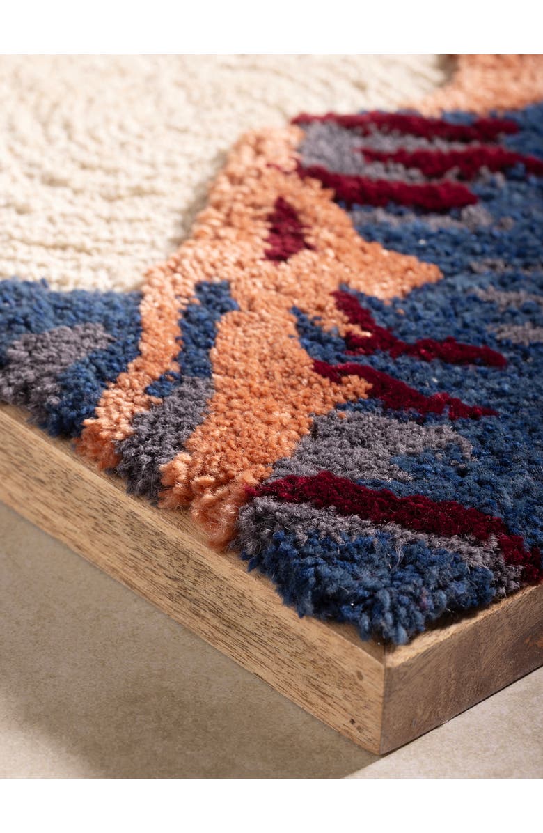 GAURI KOHLI Jhansi Tufted Wall Art 18"x18", Alternate, color, Multicolored