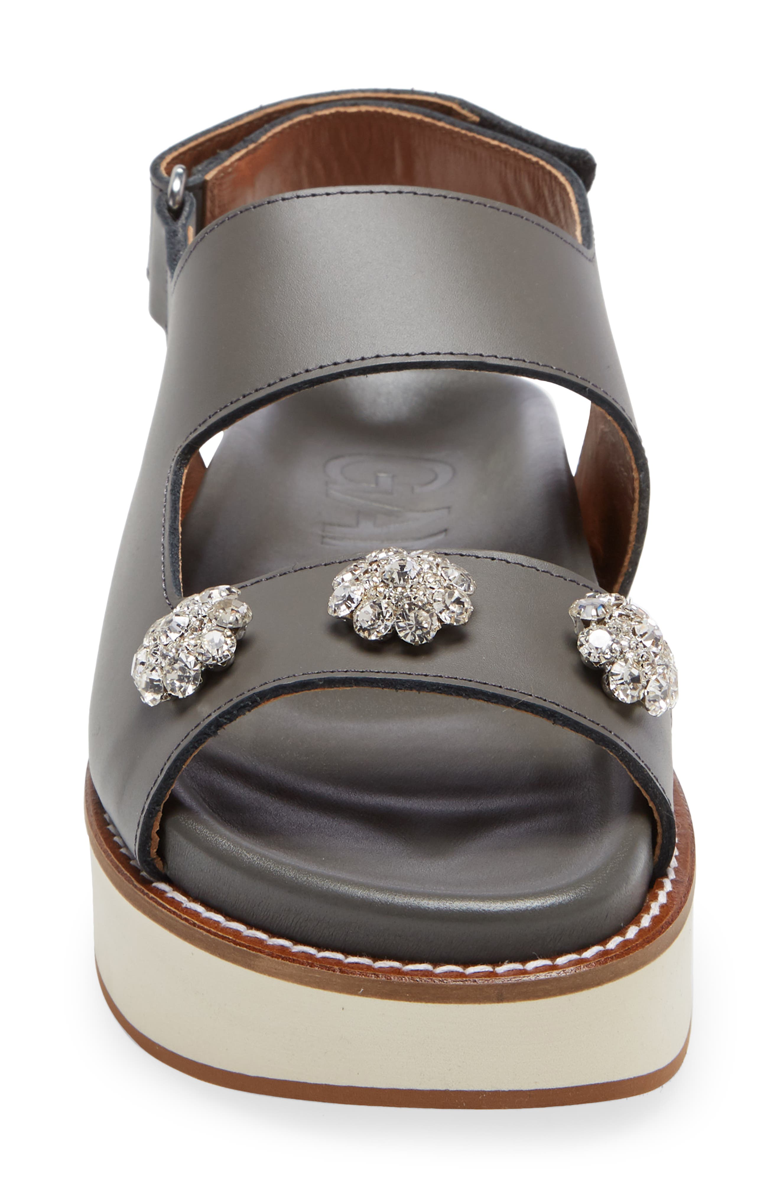 Ganni Juta Mid Deco Sandal, Alternate, color, 