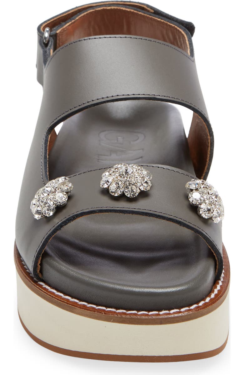 Ganni Juta Mid Deco Sandal, Alternate, color,