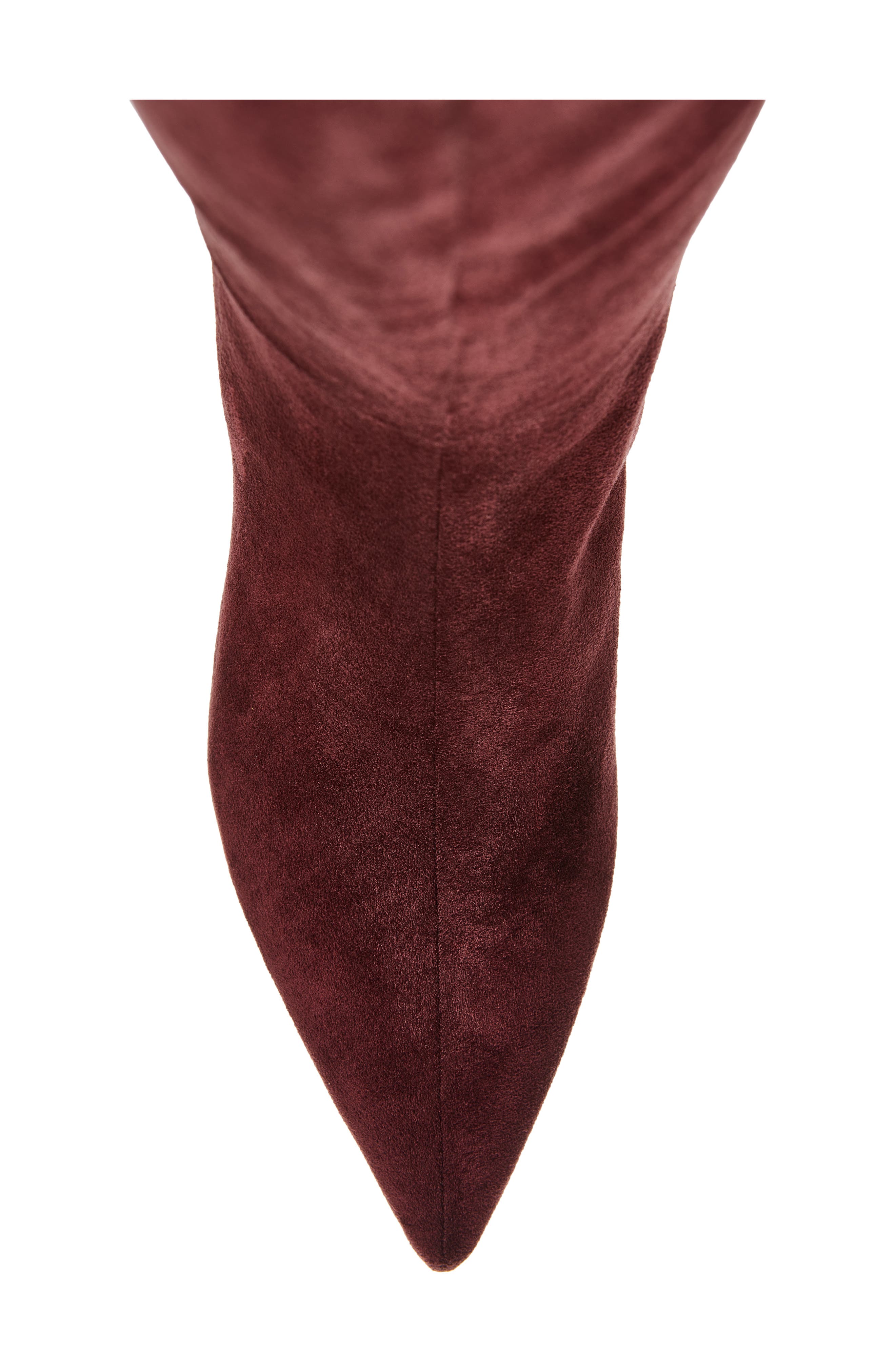 Elara Pointed Toe Knee High Boot, Alternate, color, RED POMEGRANATE