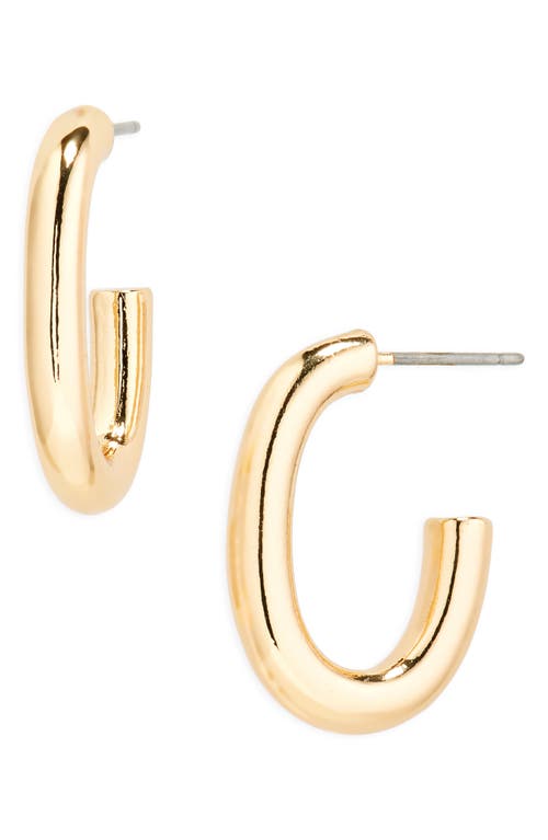 BP. Oval Hoop Earrings in Gold 