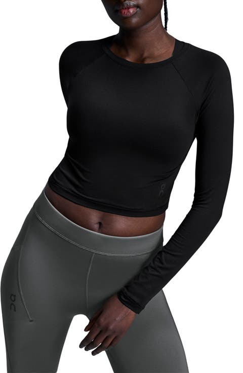 Studio Long Sleeve Crop Top