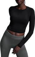 On Studio Long Sleeve Crop Top