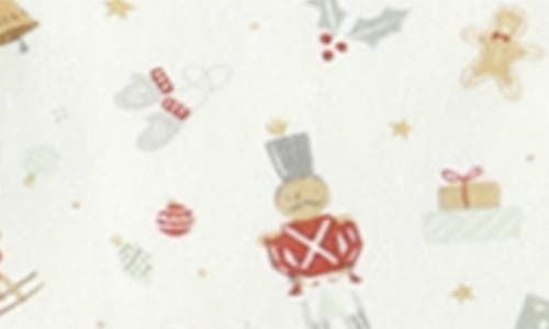 Rylee + Cru Winter Wonderland Cotton Romper In White