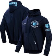 PRO STANDARD Men's Pro Standard Navy Memphis Grizzlies Hybrid Full-Zip Hoodie
