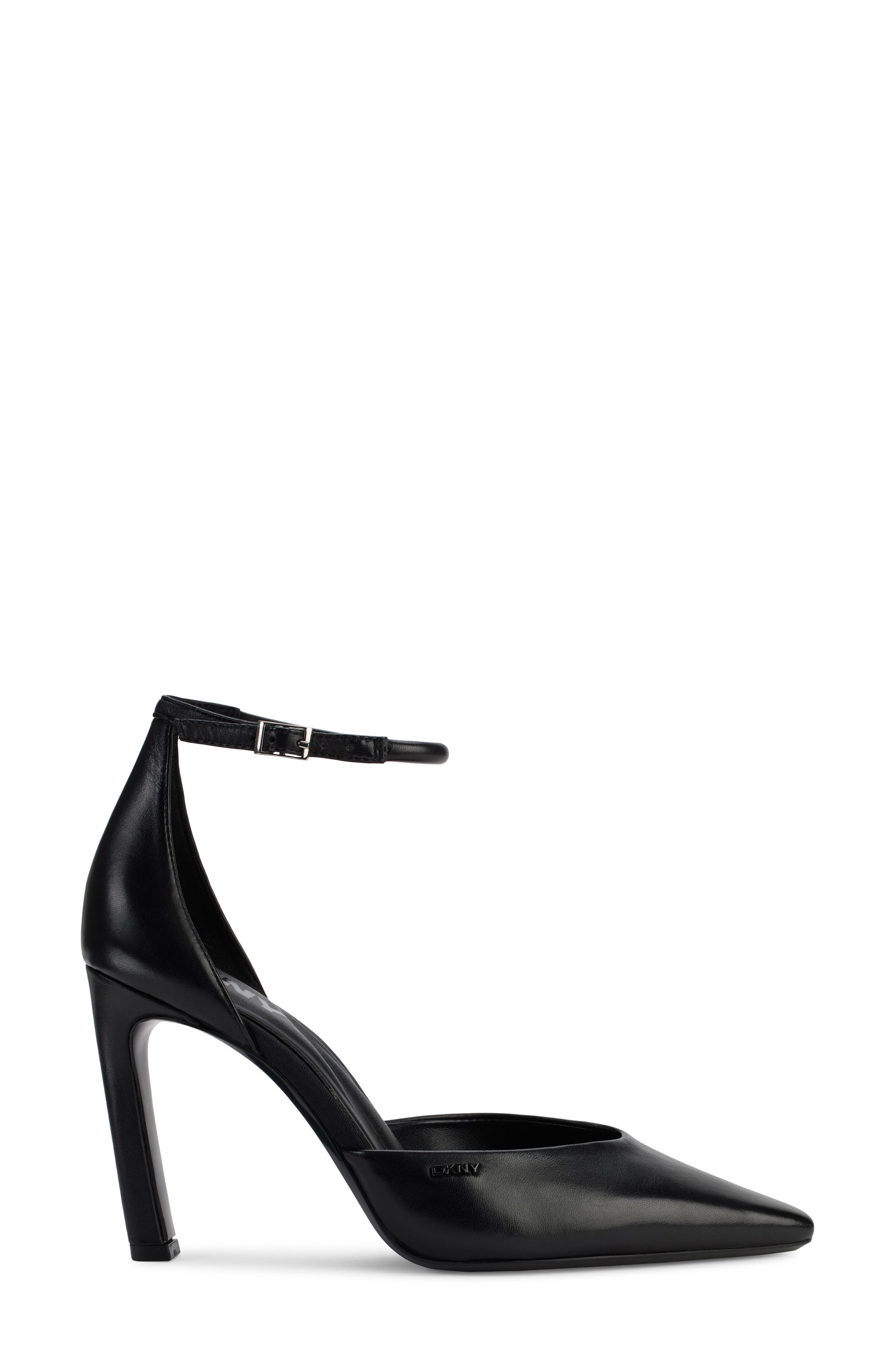DKNY Cillian Ankle Strap Pointed Toe Pump, Alternate, color, 