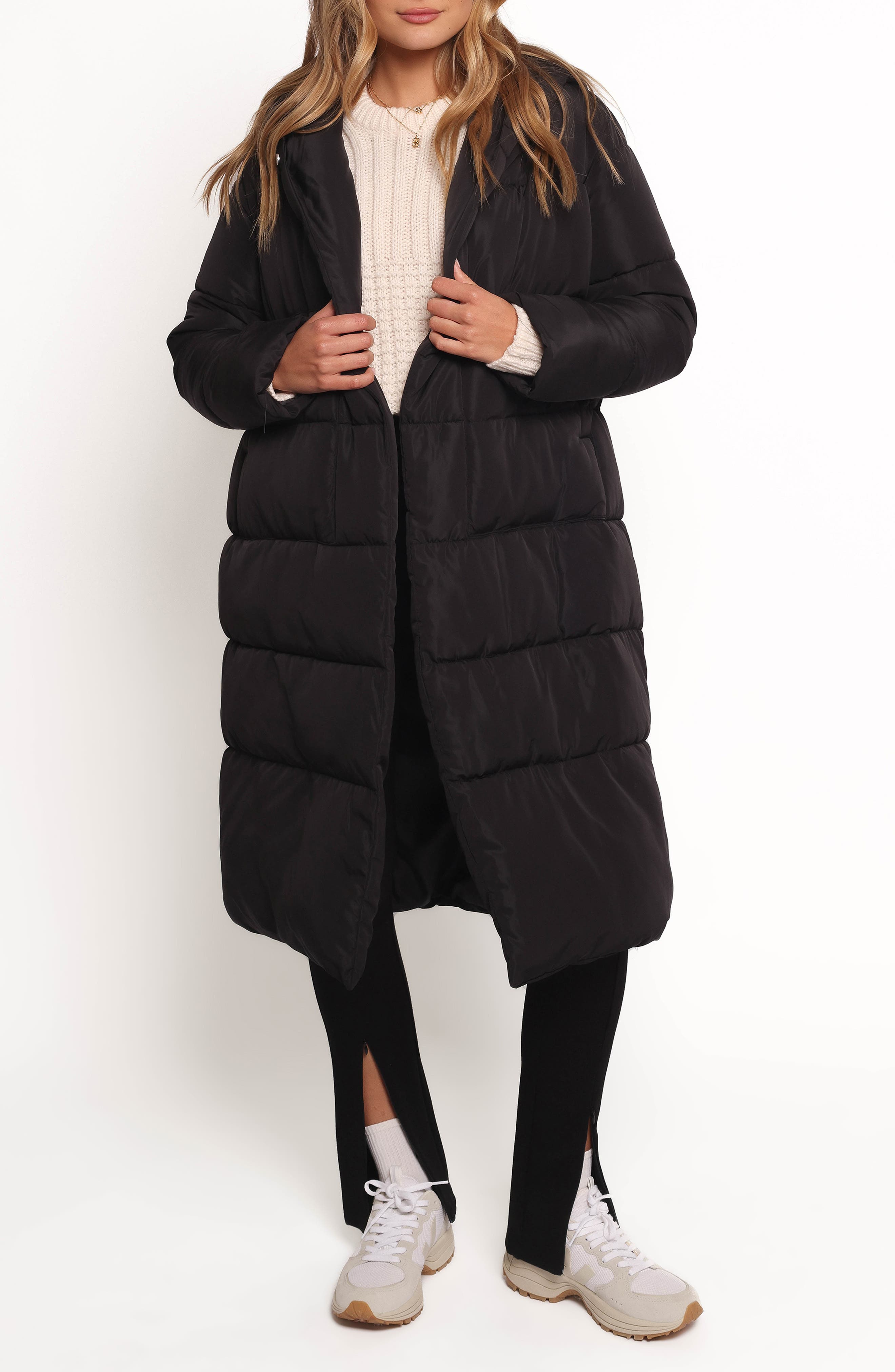 Petal & Pup Averie Hooded Longline Puffer Coat