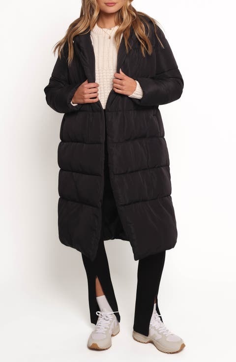 Averie Hooded Longline Puffer Coat
