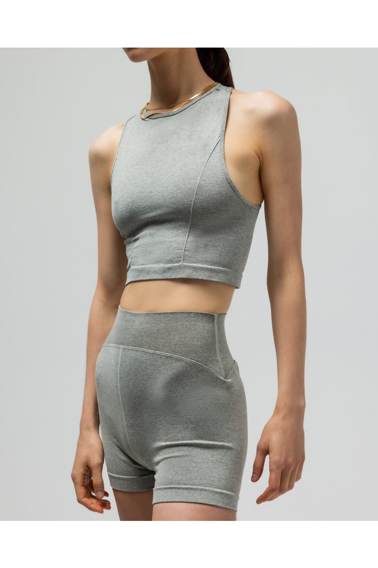 The Heather Cropped Tank, Alternate, color, HEATHER OLIVE