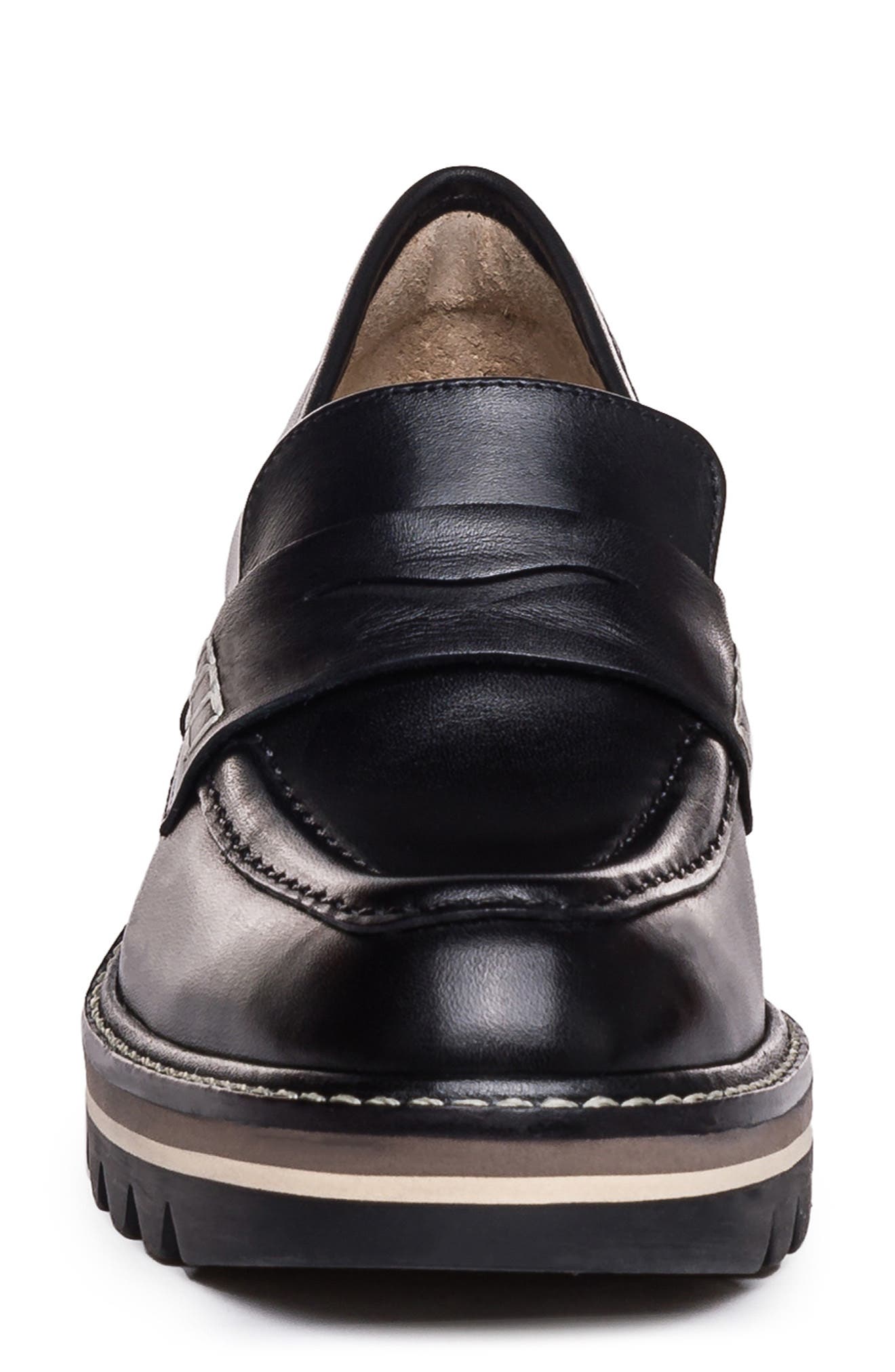 Bernardo Footwear Bernardo Selma Leather Loafer Pump, Alternate, color, 