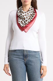 FRASIER STERLING Leopard Print Bandana