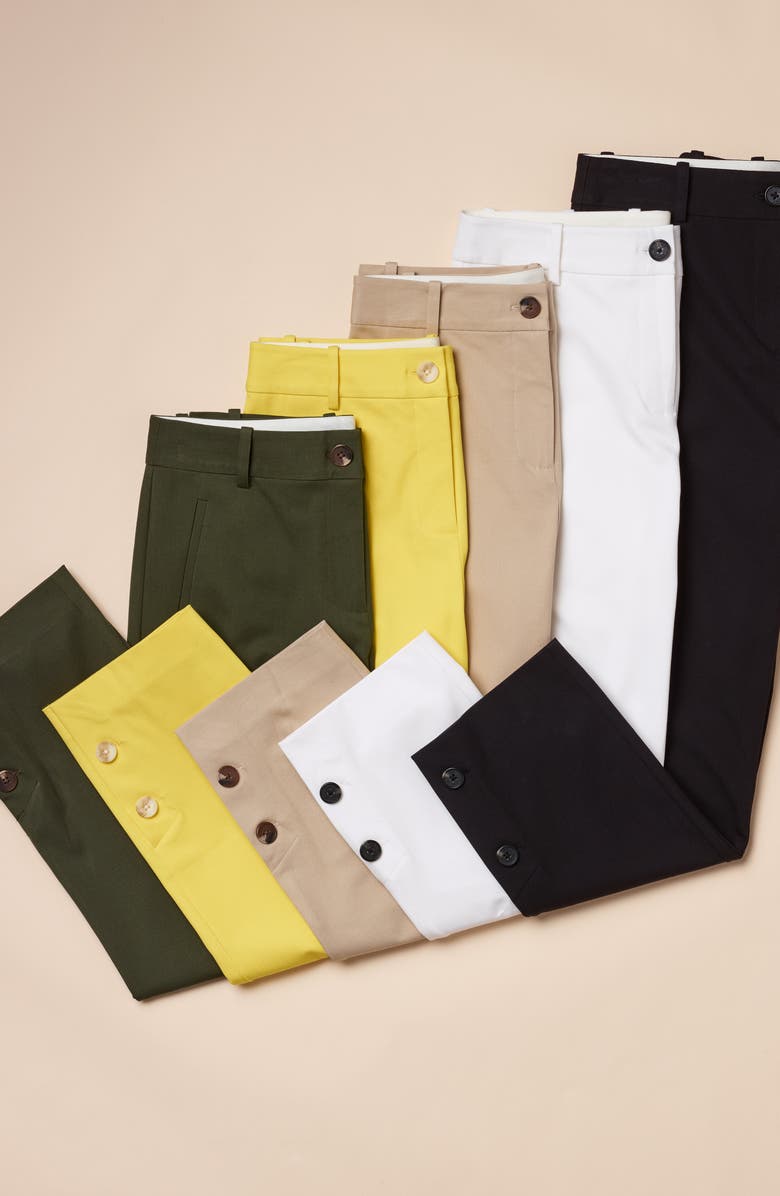 Court & Rowe Button Detail Ankle Pants, Alternate, color, 