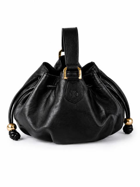 Lunaire Smooth Leather Crossbody Bag