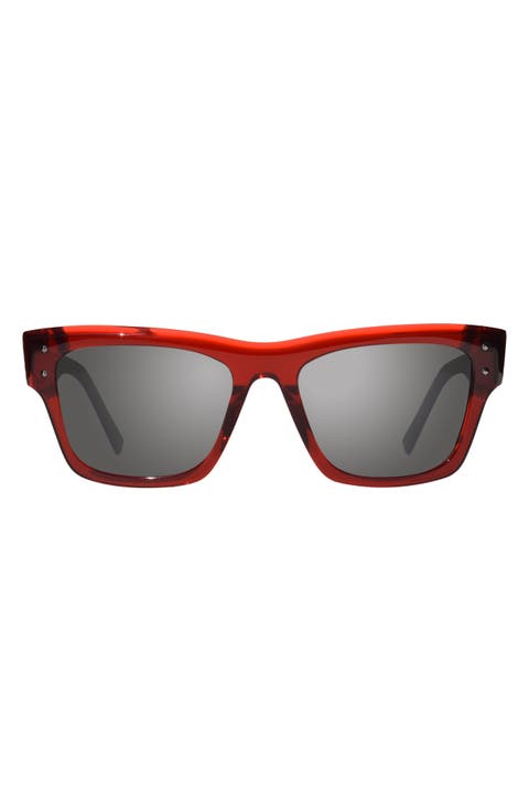 Indigo Polarized Square Sunglasses