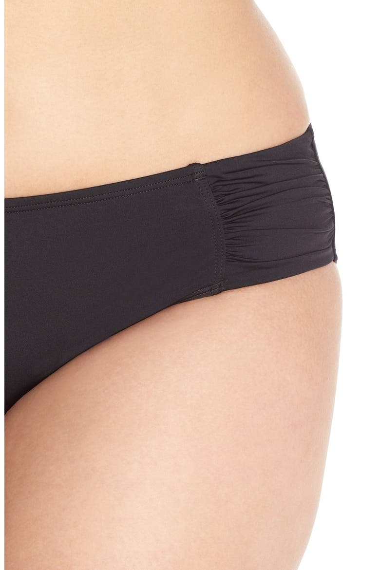 'Pearl' Bikini Bottoms (Nordstrom Exclusive), Alternate, color, BLACK