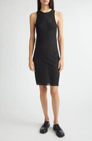 RIER Bias Sleeveless Wool Dress