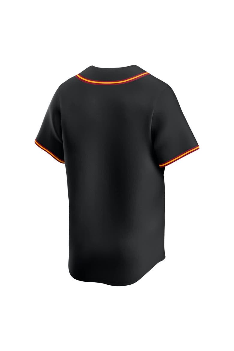 Men's Nike Black USC Trojans College Limited Baseball Jersey, Alternate, color, Black