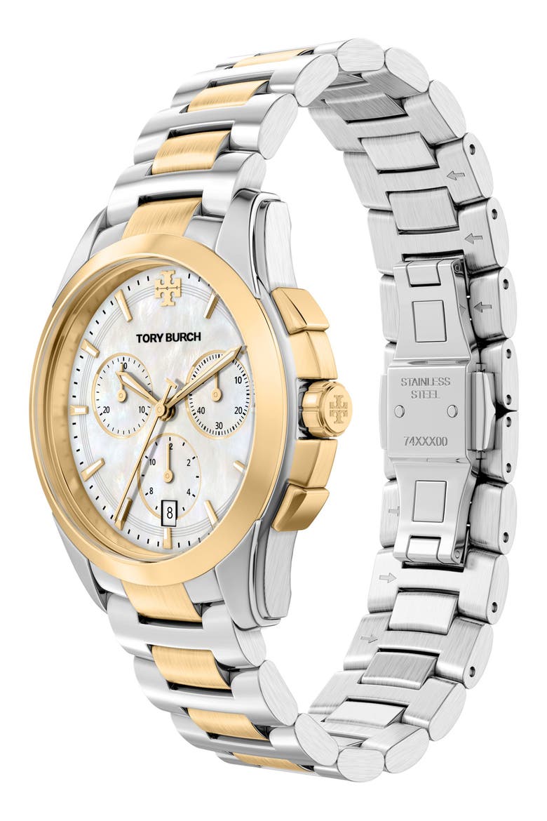 Miller Chronograph Bracelet Watch, Alternate, color, TWO TONE