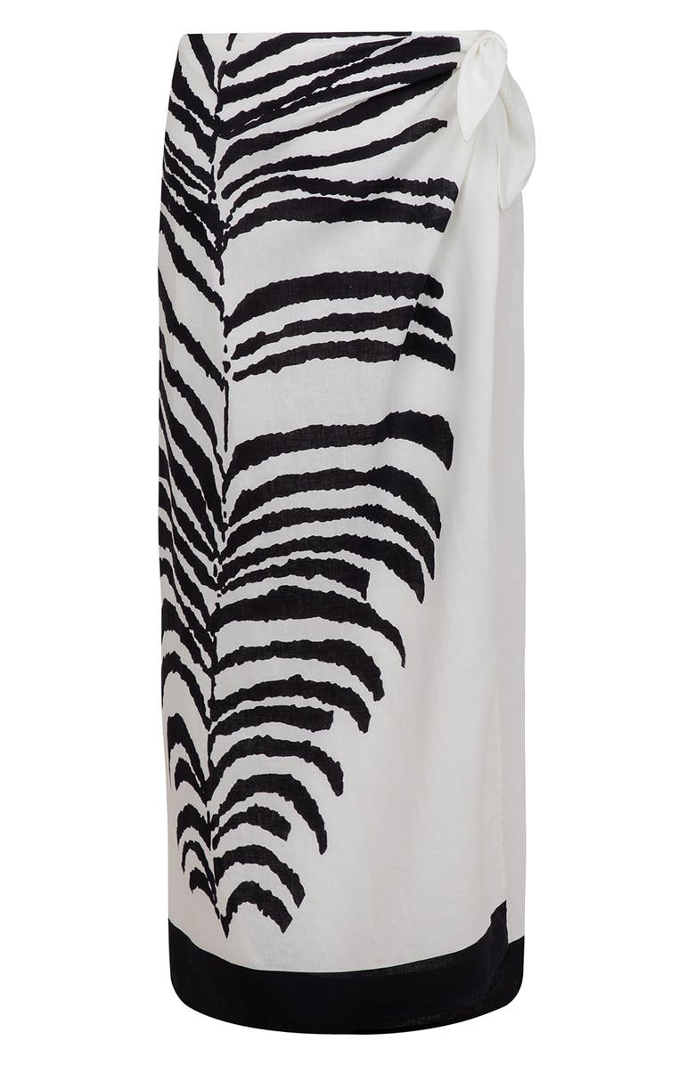 ViX Paula Hermanny Flora Placement Print Cotton Cover-Up Pareo, Alternate, color, Multi