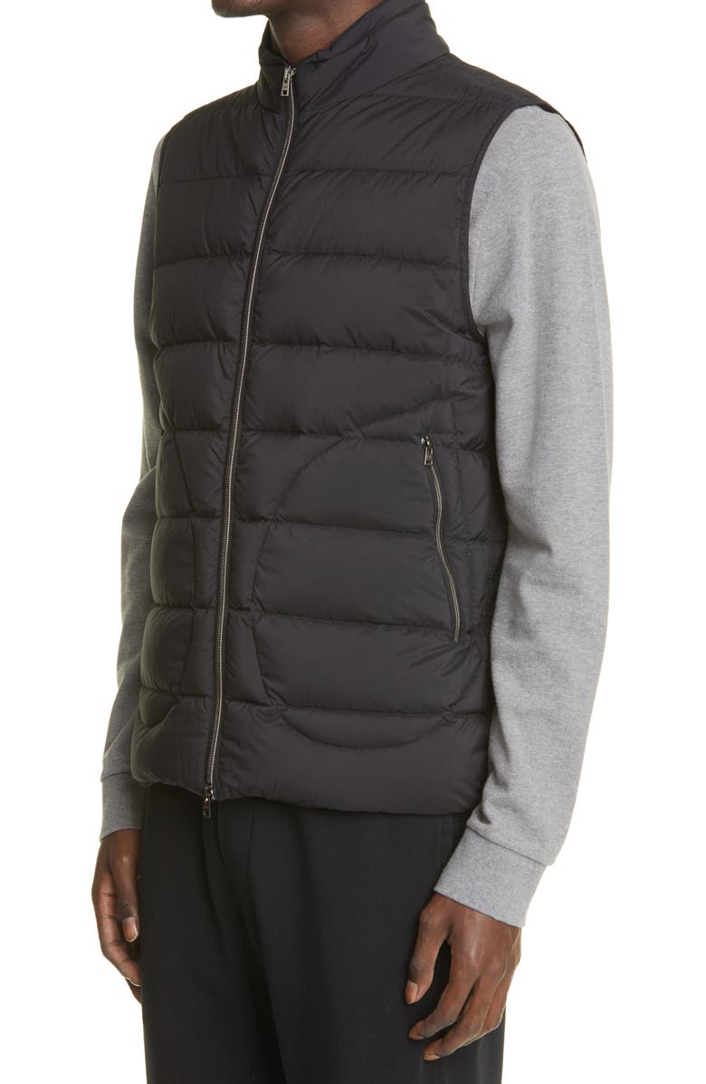 Herno Legend Matte Nylon Down Puffer Vest, Alternate, color,