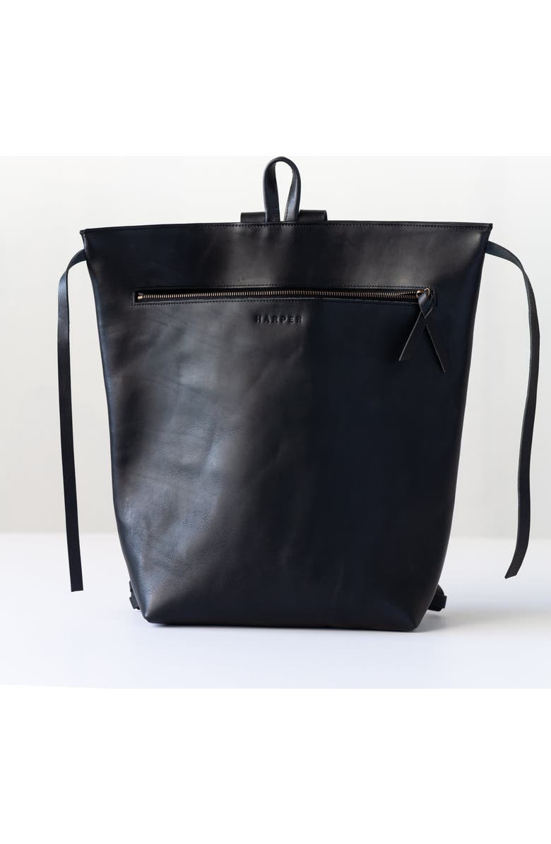Harper the Label The Folded Backpack, Main, color, Black