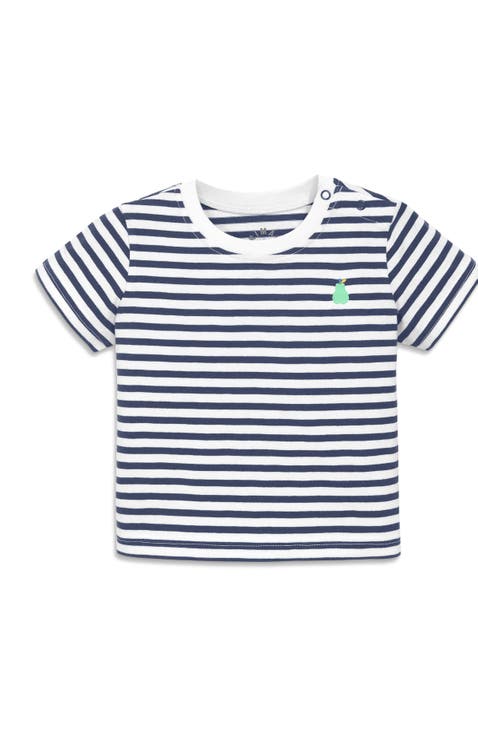 Baby Embroidered Stripe Tee
