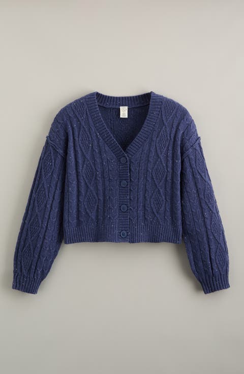 Kids' Cable Stitch Cardigan