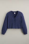 Treasure & Bond Kids' Cable Stitch Cardigan