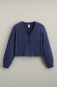 Treasure & Bond Kids' Cable Stitch Cardigan