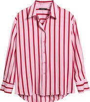 DELUC Semeru Stripe Poplin Button-Up Shirt